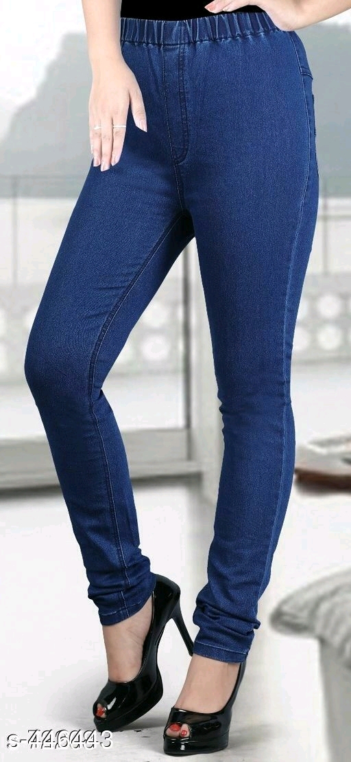 Denim Solid Women Jeggings 3207, Size: 40 at Rs 420 in Mumbai