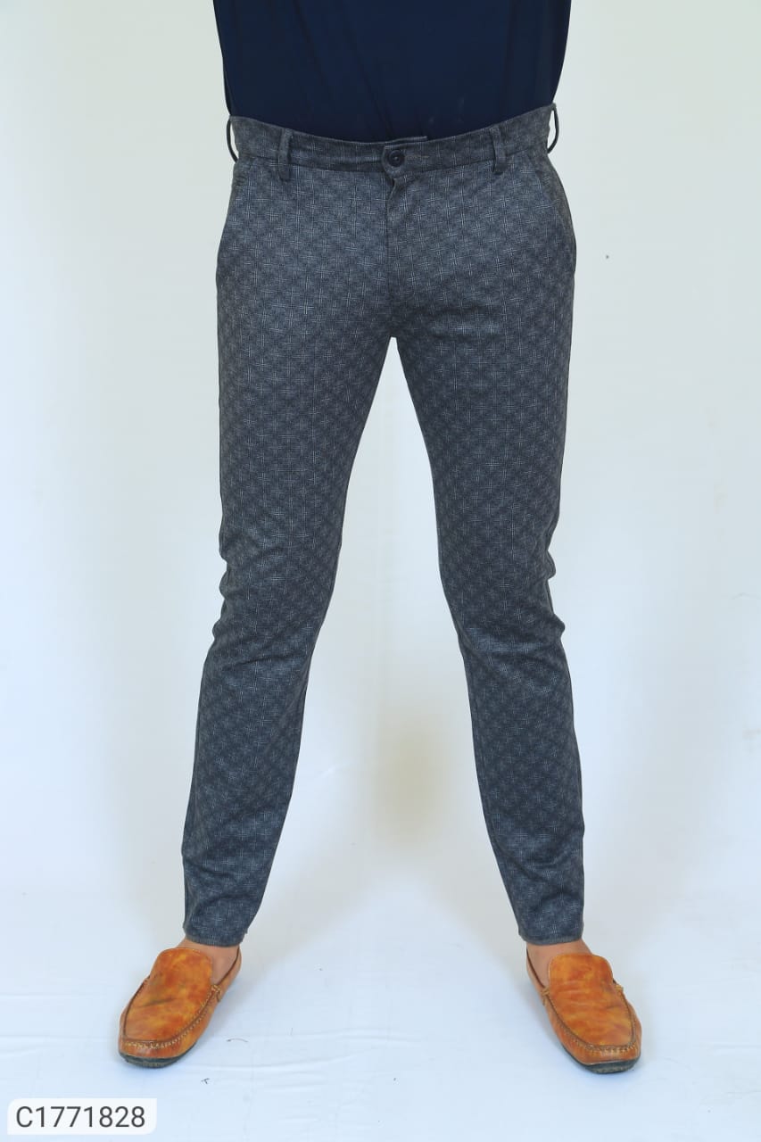 Women Checked Slim fit Casual Trousers