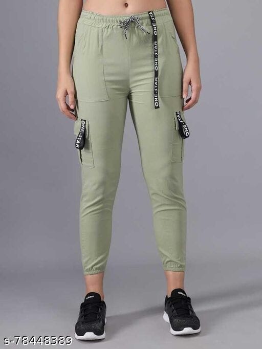 Yingzhen Womens Cargo Pants High Waist Solid India  Ubuy